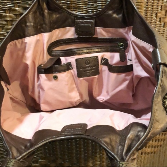 VINTAGE Cole Haan Handbag Brown Leather - Picture 2 of 5